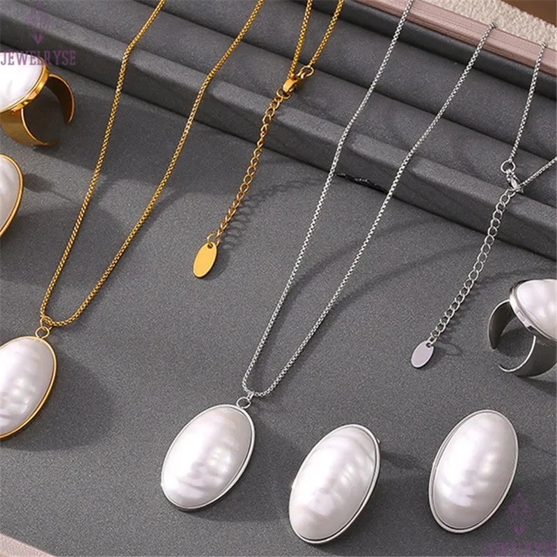 long synthetic fritillary necklace designer for woman stainless steel pendant silver 18k gold necklaces daily outfit fashion jewelry birthday family g