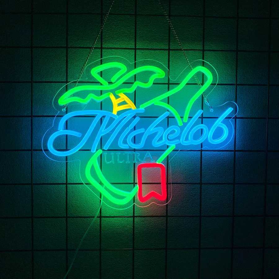 Bar Series Neon Signs Letters And Bottle Icons Are Used For Wall Decor Bars Clubs Theme Parties And Man Cave Art Wall Lamps H251201