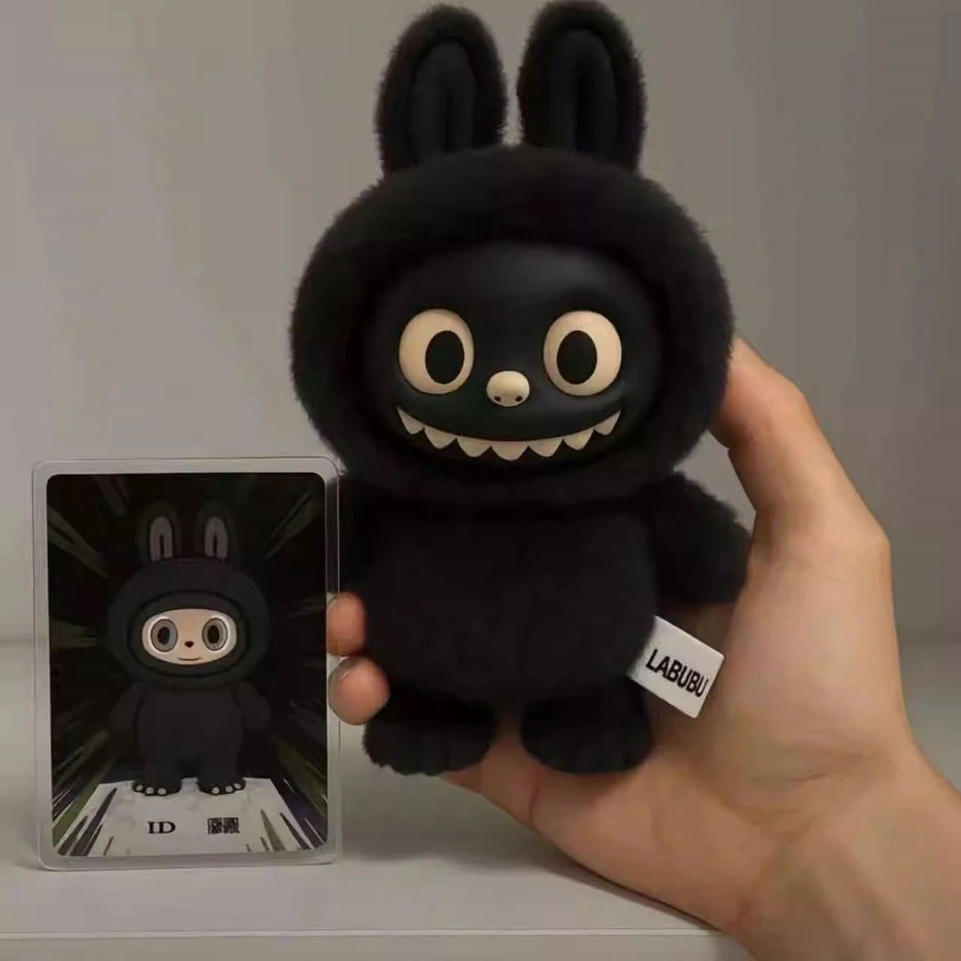 black Monsters Labubu Blind Box Toys Vinyl Plush Bd Decorative Surprise Box Doll Collection Birthday Gift all black special edition