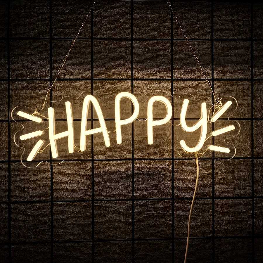 Birthday Led Neon Sign Colorful Letter Icon Used For Bedroom Living Room Birthday Party Background Decor And Birthday Gifts H251201