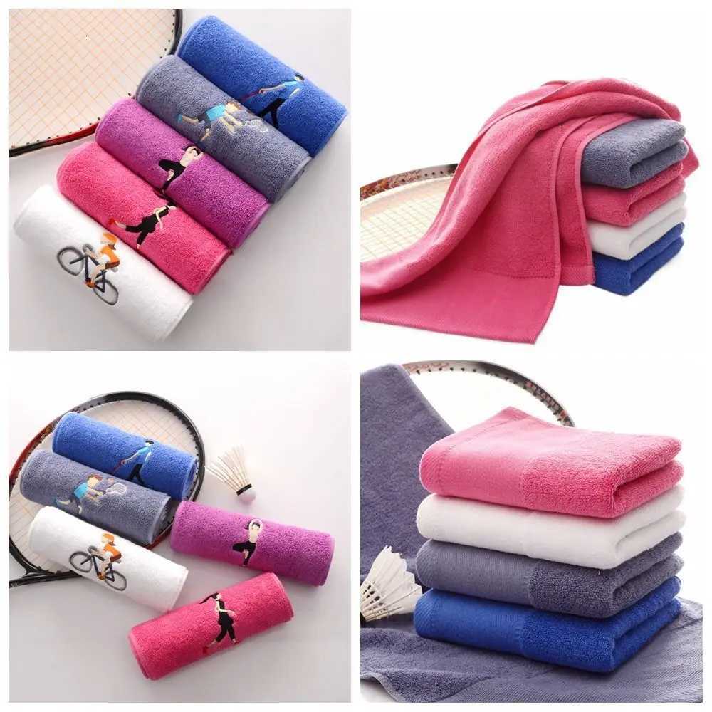 New High Quty Drying Cotton Towel Breathable Solid Color Yoga Towel Portable Absorbs Sweat Sports Towel Outdoor Camping Y251202