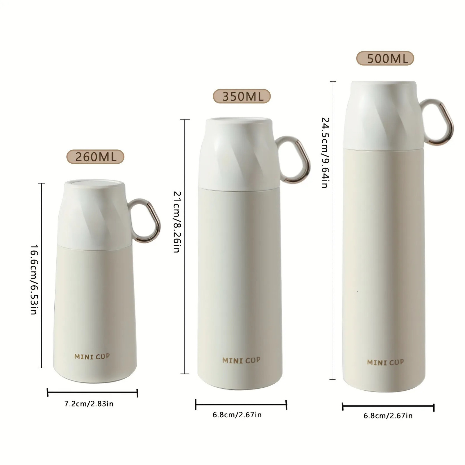 304 Stainless Steel Thermal Cup Double Layer Leakproof Insulated Water Bottle Keeps And Cold Drinks Coffee Mug Vacuum Flask 251202 W260226