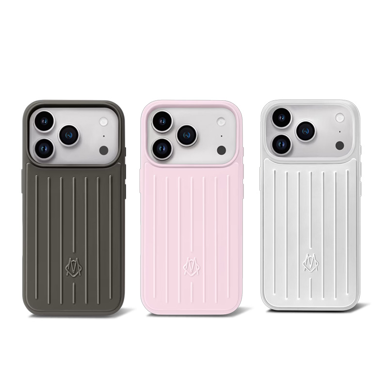 Slate Grey Phone Suitcase Designer Case For Iphone 17 Pro Max 16 15 14 13 Polycarbonate Aluminum Alloy Magsafe Weave Cover Coque Funda Titanium