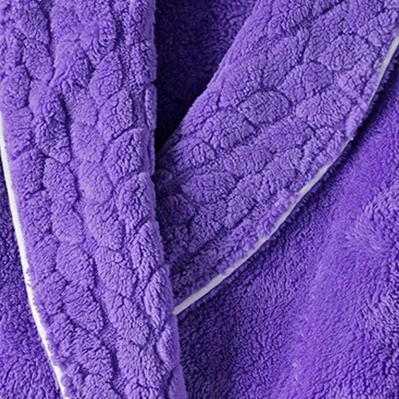 Mens Plus Size Robe Bathrobe Kimono Thickened Coral Fleece Sleepwear Autumn Winter New Nightgown Flannel Home Wear Nightwear C251202