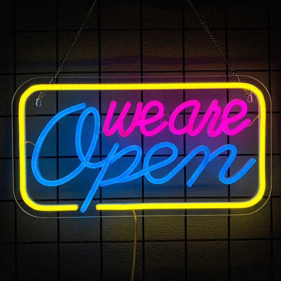 Open Led Neon Sign Business Personality Icon Usb Powered Used For Bars Clubs Restaurants Hotels Parties Game Rooms Decor H251201