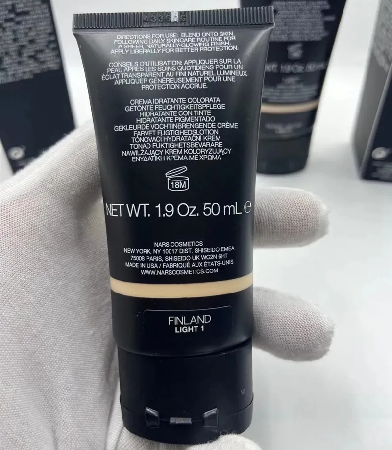 NAS PURE RADIANT TINTED MOISTURZER BROAD 50ML Skin Care Facial Moisturizering Tinted Creams Concealer Foundation Primer Makeup