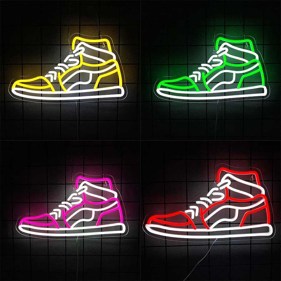Sports Shoes Led Neon Sign Usb Powered Used For Bedroom Man Cave Party Home Shop Game Room Art Decor Youth Gifts H251201