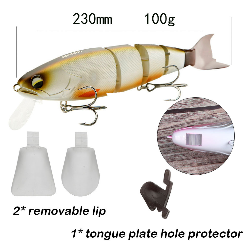 Baits Lures Swimming Bait Jointed Fishing Lure Floating Hard bait with Jerk Fishing Lure For Big Bait Bass Pike Minnow Lure High Quality 230403
