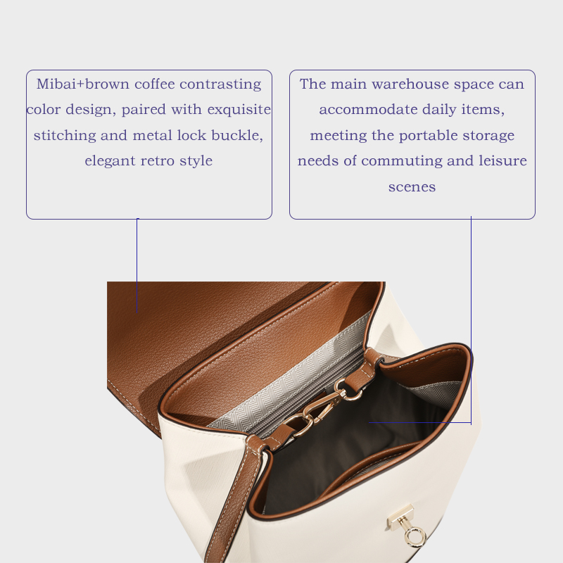 Sewafox Travel backpack, ladies' commuting leather new fashionable backpack, casual simple and lightweight small backpack