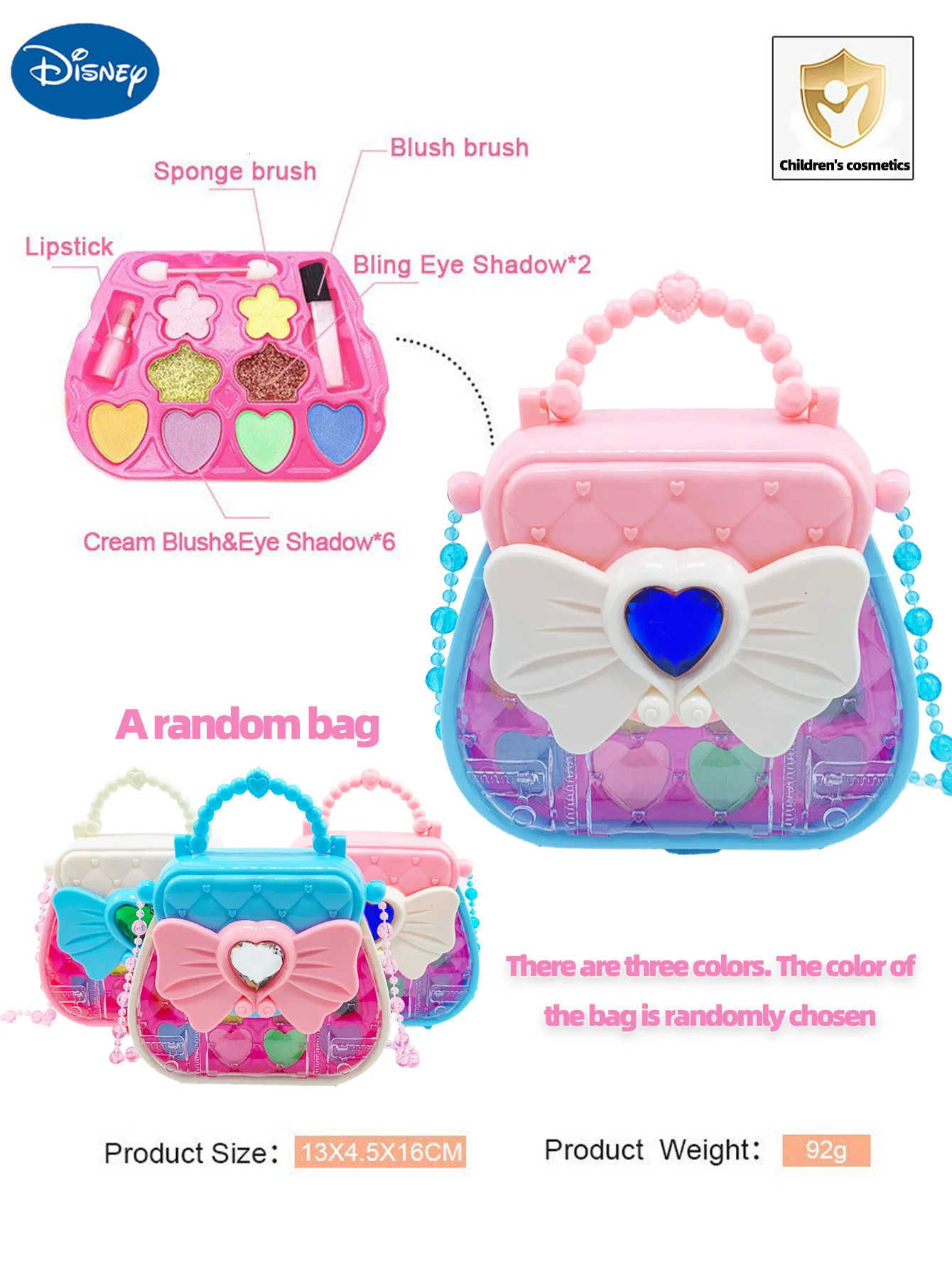 Disney Childrens makeup princess makeup box girls toys makeup set lipstick eyeshadow safe and non-toxic toys birthday Christmas gift H251202