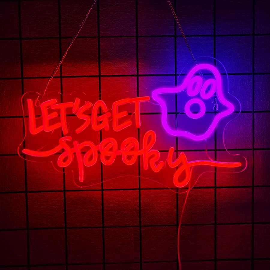 Halloween Series Led Neon Sign Ghost Pumpkin Art Icon Used For Bedroom Bar Shop Man Cave Club Halloween Party Decor H251201