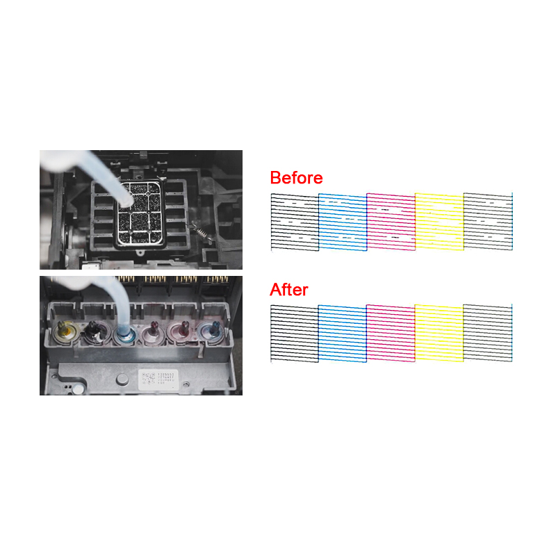 Jesse store (500ML*2) Printhead Cleaning Cleaner US Domestic Local Shipping Pure 99 Raw Materials Industrial Use Safe Privacy Packaging Fast delivery