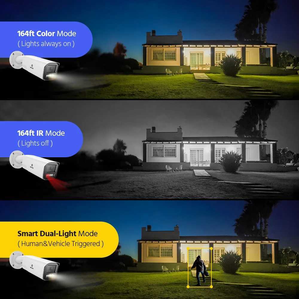 ANNKE 4K Smart Dual Light Varifocal Blet Network Camera 4X ZO Two-way Au IP67 Human Vehicle Detection 8MP Smart He Cam C251202