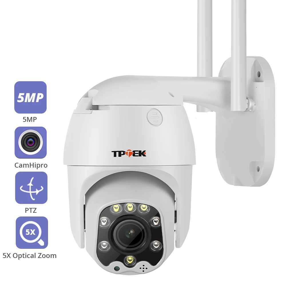 Wifi PTZ IP Camera 5MP 5X Optical Zo Wi-Fi Security Outdoor CCTV Surveillance Speed De Video Camara Color Night Camhi Cam C251202