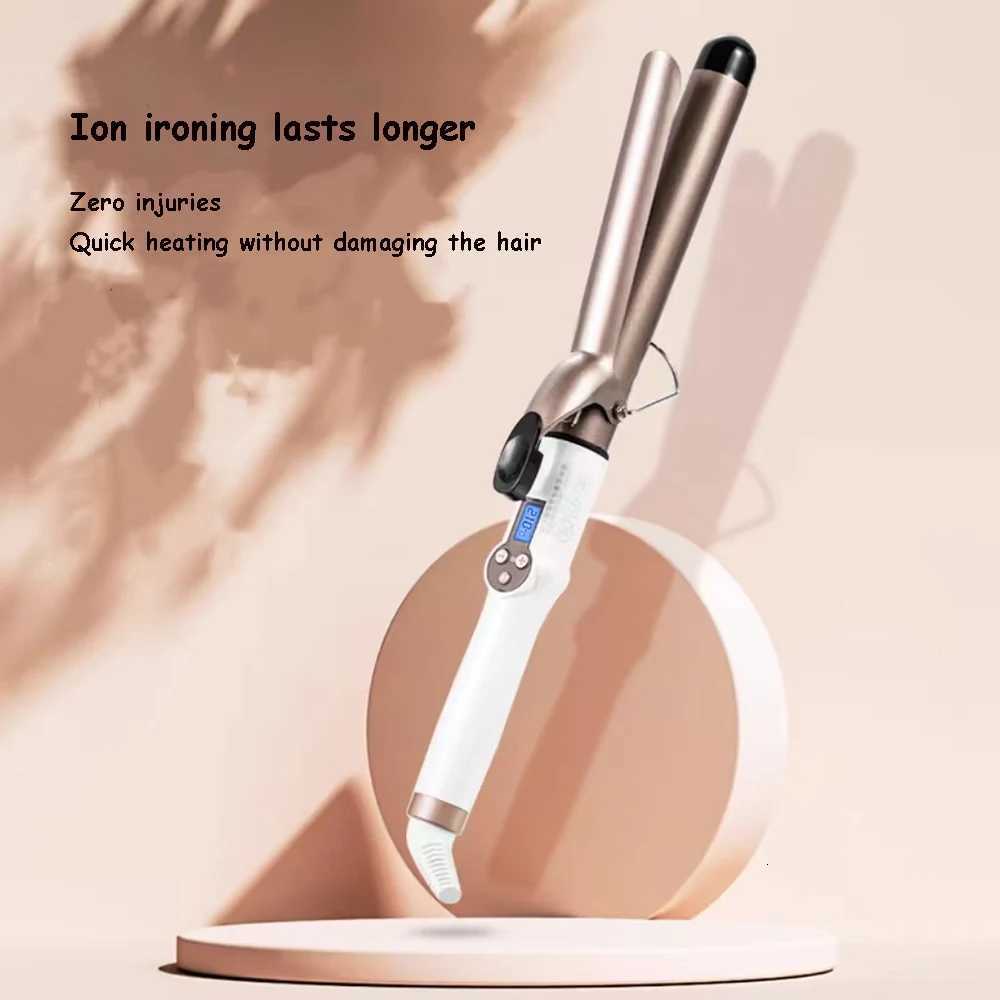 Electric Professional Ceramic Hair Curler LED Curling Iron Roller Curls Wand Waver Hair straightener Styling Tool 9mm-38mm C251202