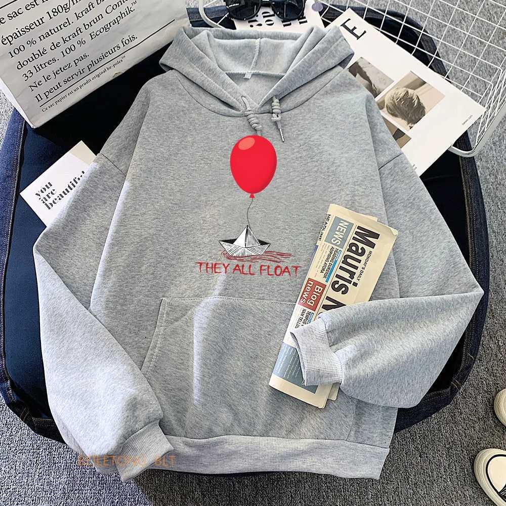 Horror Movie StephenKing It Clown Sweatshirts Long Sleeve WomenMen Winter Hoodies Casual Female Graphic Printing Pullovers Tops J251203