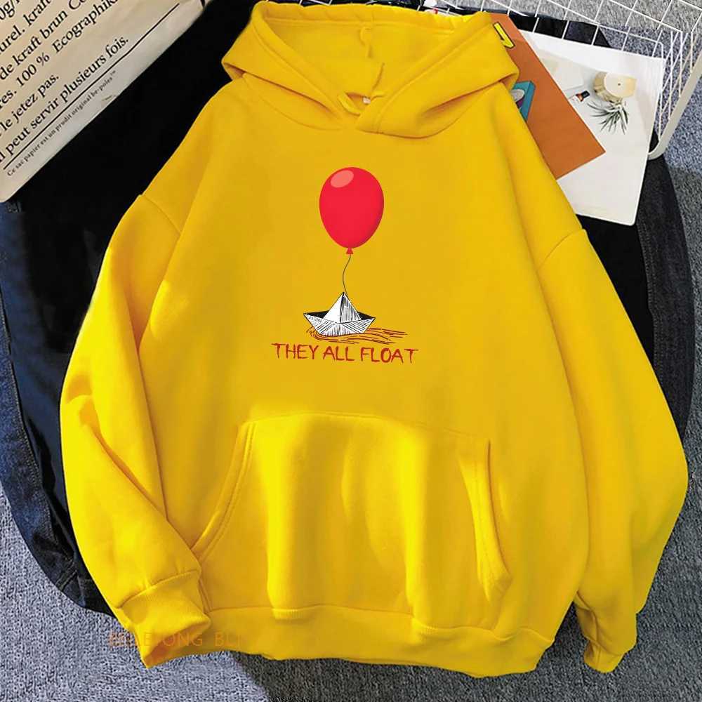 Horror Movie StephenKing It Clown Sweatshirts Long Sleeve WomenMen Winter Hoodies Casual Female Graphic Printing Pullovers Tops J251203