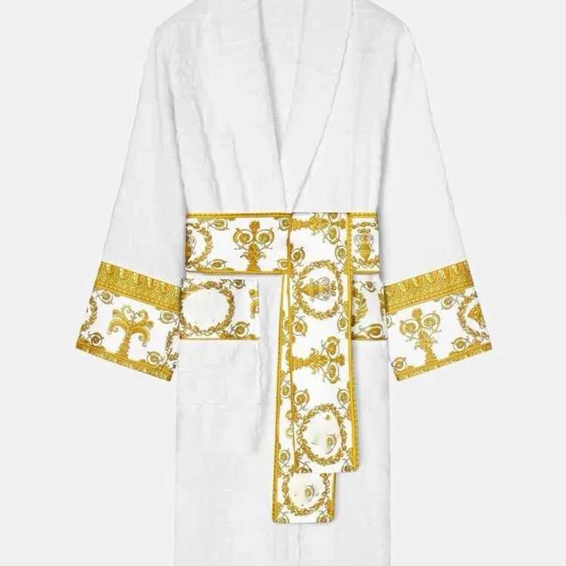 Autumn Winter Adult Bathrobe Sashes Robe Pajamas Homewear For Men And Women Couple Robes Pockets Long Sleeve Fashion Nightgown C251202