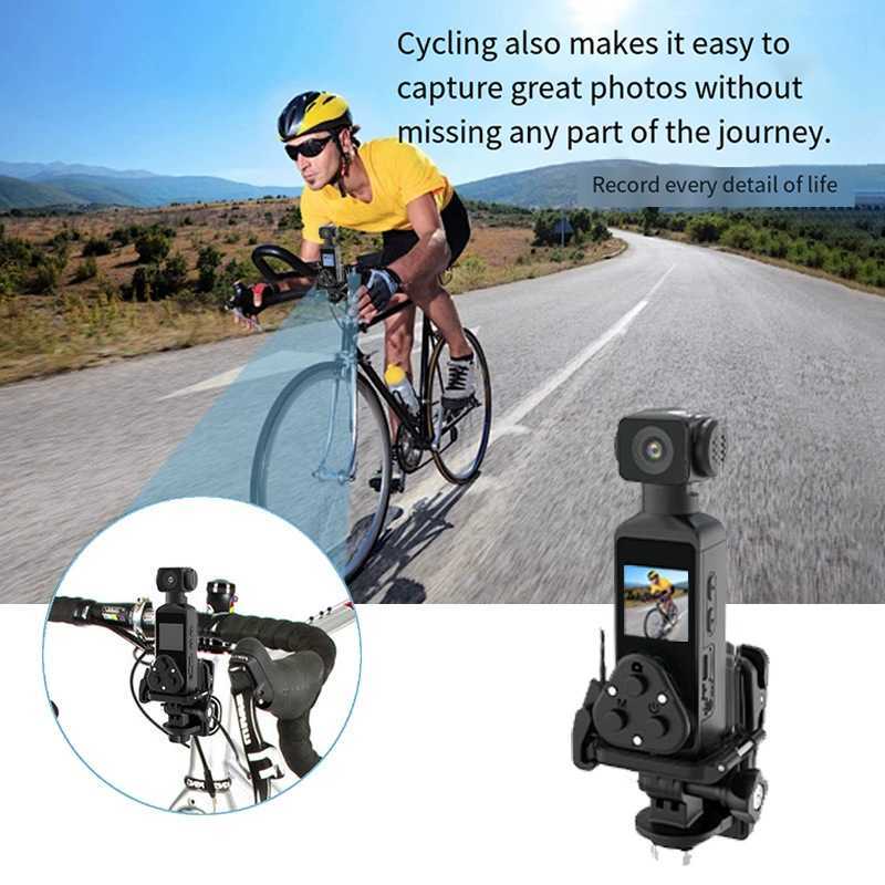 BOBLOV 5K Body Camera Sports Camera 270 Rotating Lens External Mic Support Wearing Cams EIS Stabilization for Meeting Vloggers J251115
