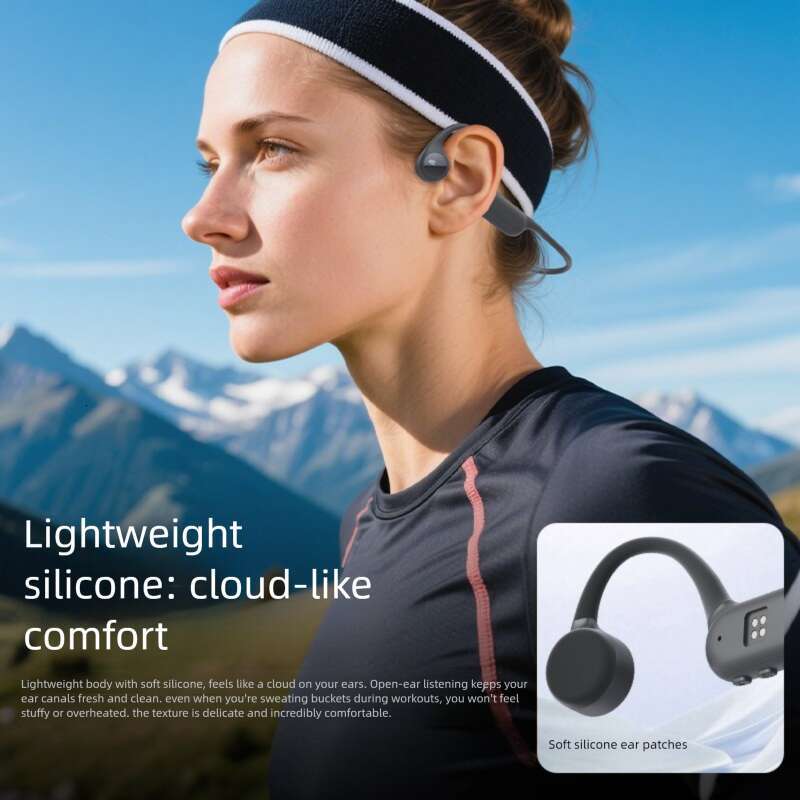 Famous Brand Cross Border B Bone Conduction With GB Memory Long Battery Life Music Listening Sports Running Swimming Bluetooth Headphones