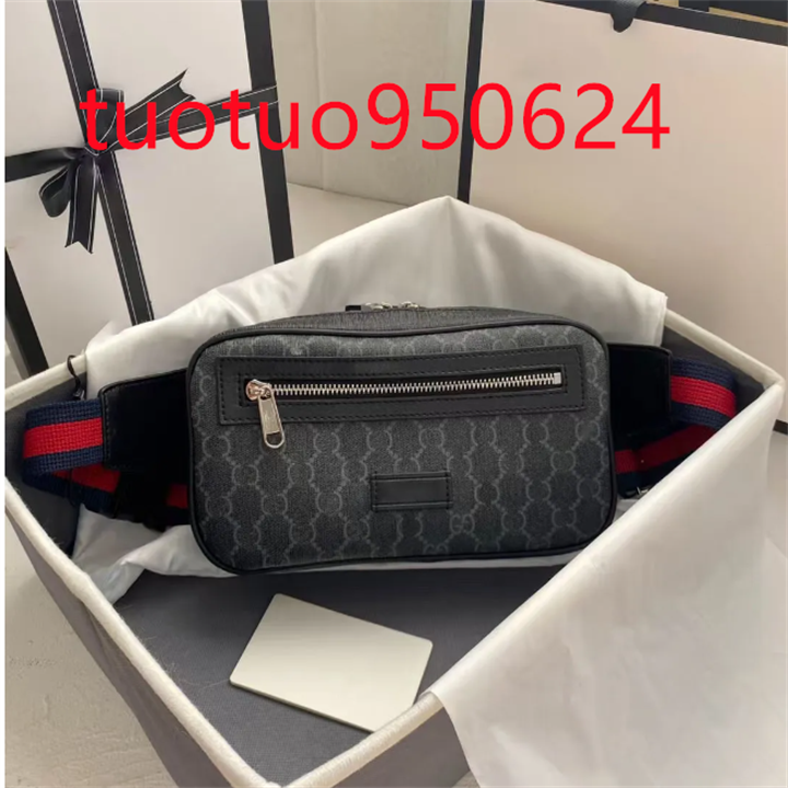 Women designer bag Hobos Shoulder Waist Bags quality purse luxury fanny pack crossbody leather chest bag men belt bag Leather Travel Bag Brown color strap side