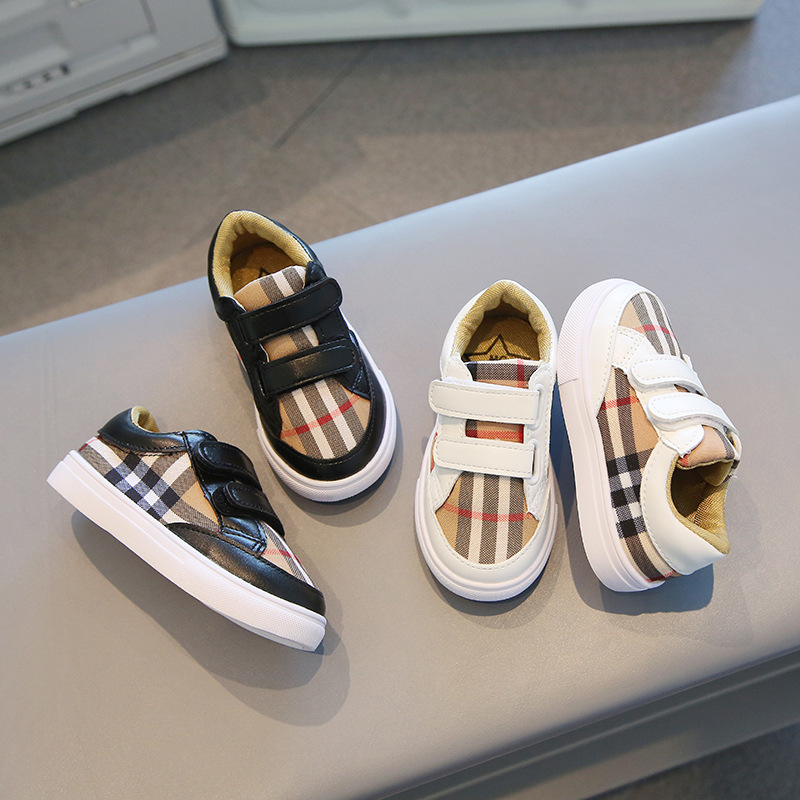 Free shipping Designer Sneakers 2025 autumn winter childrens sports shoes Velcro baby casual shoes boys board shoes girls running shoes - view 3