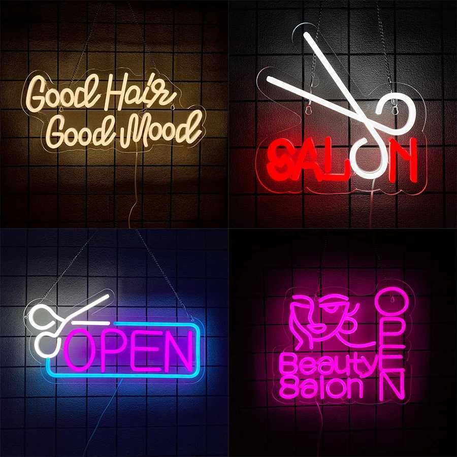 Salon Series Neon Signs The Best Gift For Hairdressers Usb Powered Used For Business Decor In Beauty Salons And Salons H251201
