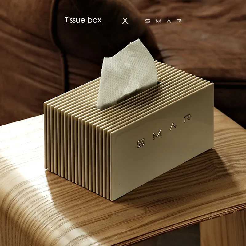 Nordic Italy Style Tissue Box Light Luxury Style He Paper Box Creative Table Desktop Napkins Face Towels Storage Box H251201