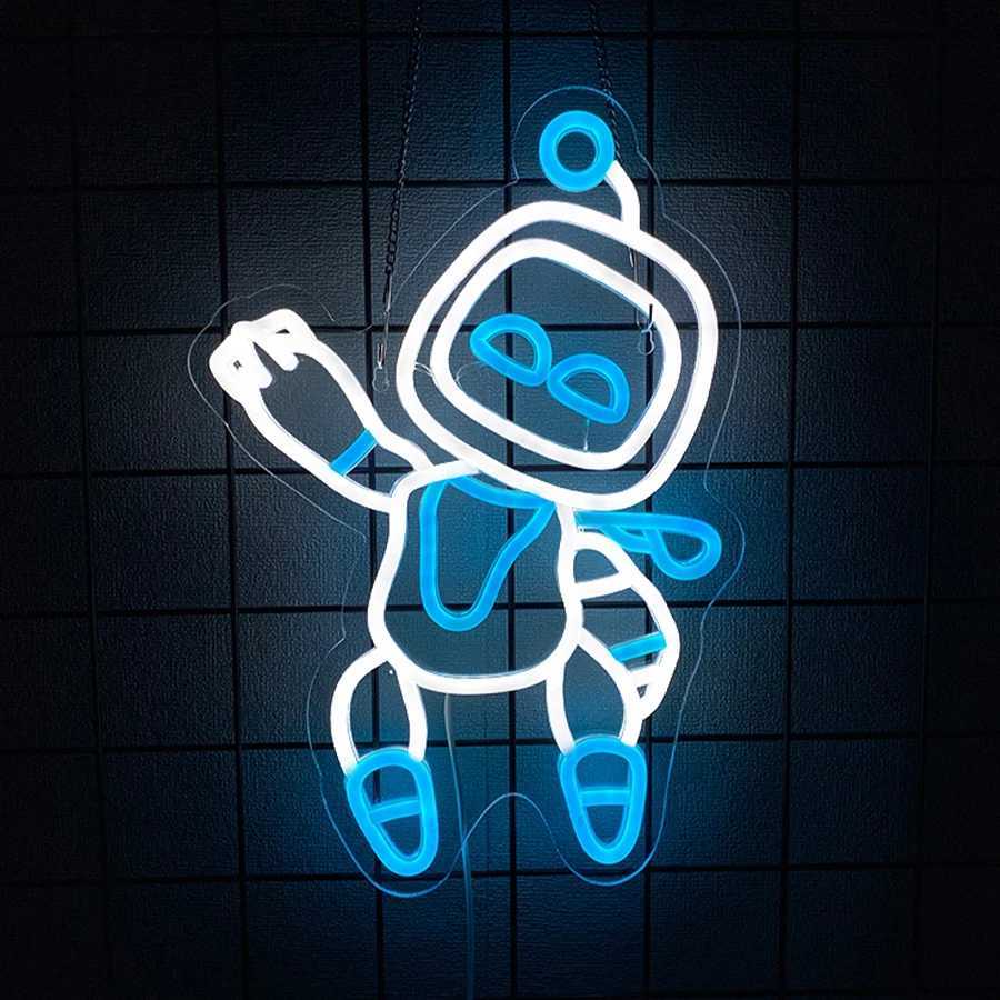 Animation Theme Neon Sign Cartoon Characters Led Luminous Icon Wall Lamp Usb Powered Game Room Bedroom Club Man Cave Decor H251201