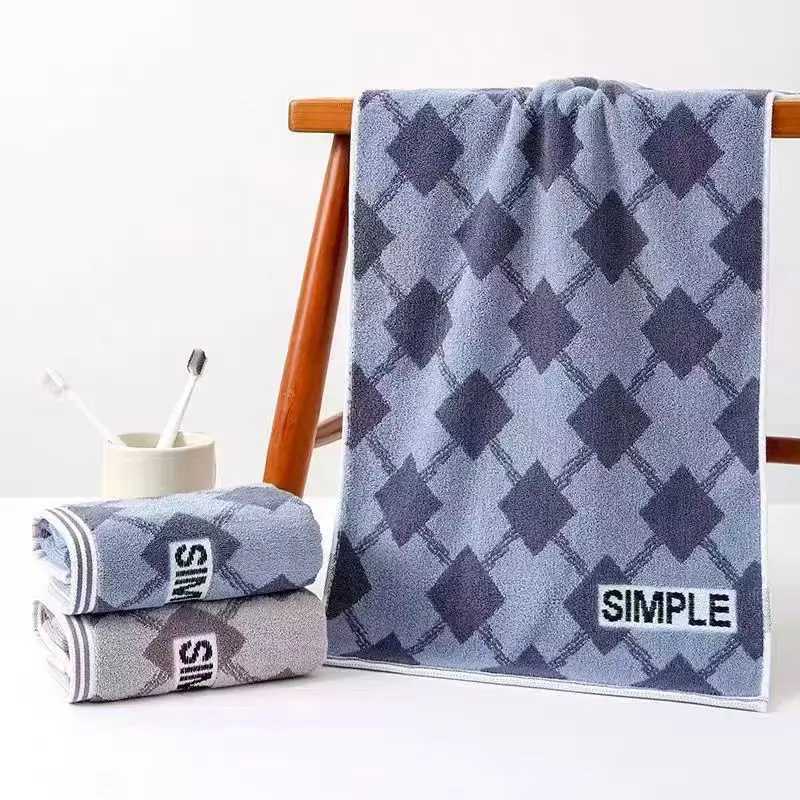 Adult bath towel 40100cm 160g large size pure cotton water-absorbent no shedding extra-long and thick suitable for spor Y251202