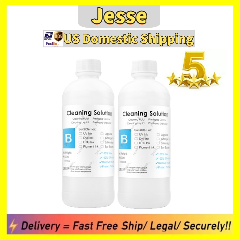 Jesse Store (1000 ML) Cleaning Solution Industrial Use Raw Materials US Domestic Local Shipping For Sticky and Gooey Messes Safe Privacy Free Shipping