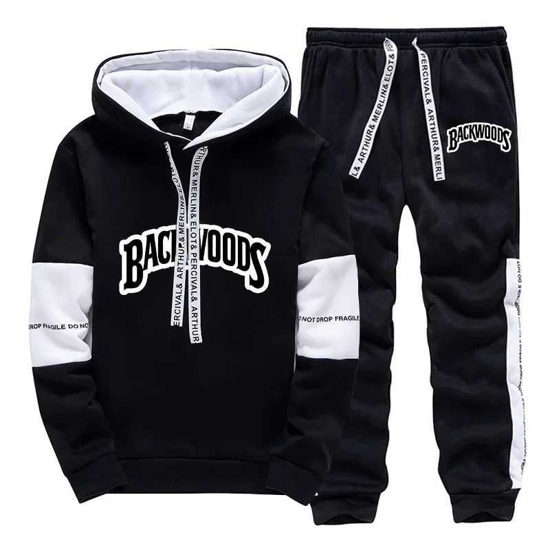 Mens Tracksuit Print Casual Single Piece Sweatshirts Sweatpants Daily Office Home Hoodie Pants Gym Sports Jogging Mens Clothing W251202
