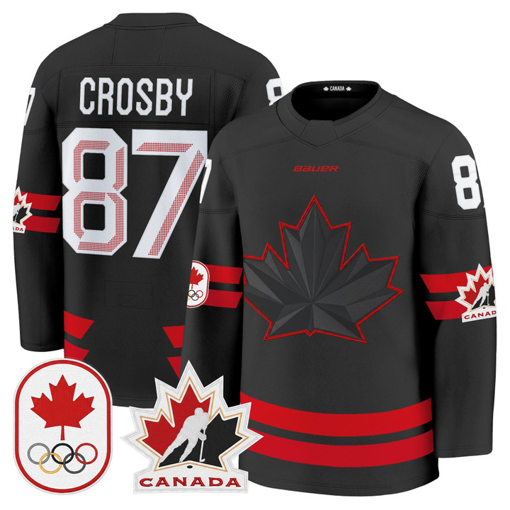 87 Sidney Crosby Canada Team 2026 Olympices hockey jersey Connors McDavid Nathan MacKinnon Nick Suzuki Marner Macklin Celebrini Schaefer Bedard Cale M