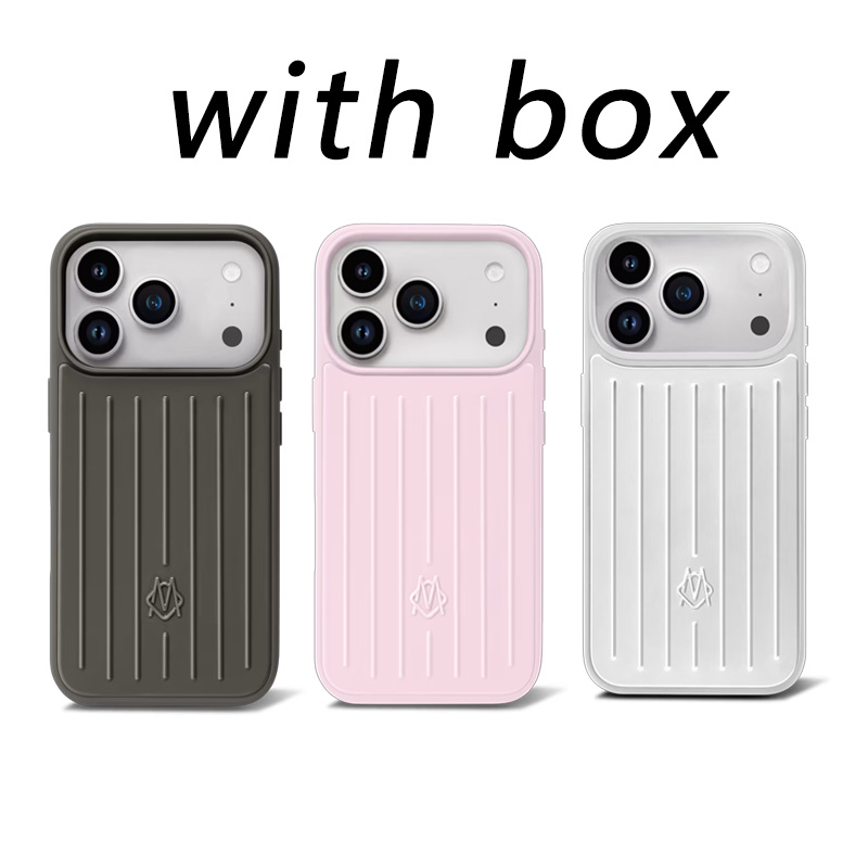 Slate Grey Phone Suitcase Designer Case For Iphone 17 Pro Max 16 15 14 13 Polycarbonate Aluminum Alloy Magsafe Weave Cover Coque Funda Titanium