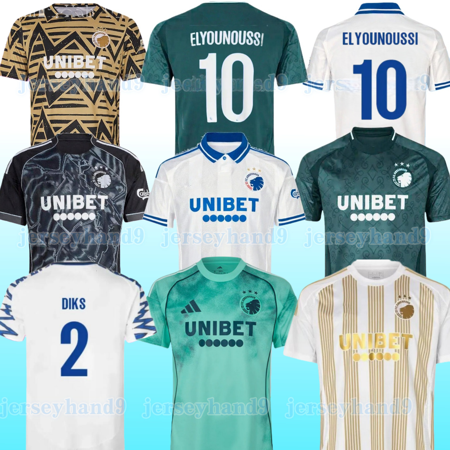 25 26 Copenhagen soccer jerseys 2025 2026 Special Edition Gold GONCAES CORNELIUS CLAESSON BARDGHJI AMOO CLEM HARALDSSON LERAGER men kids football shirts 888