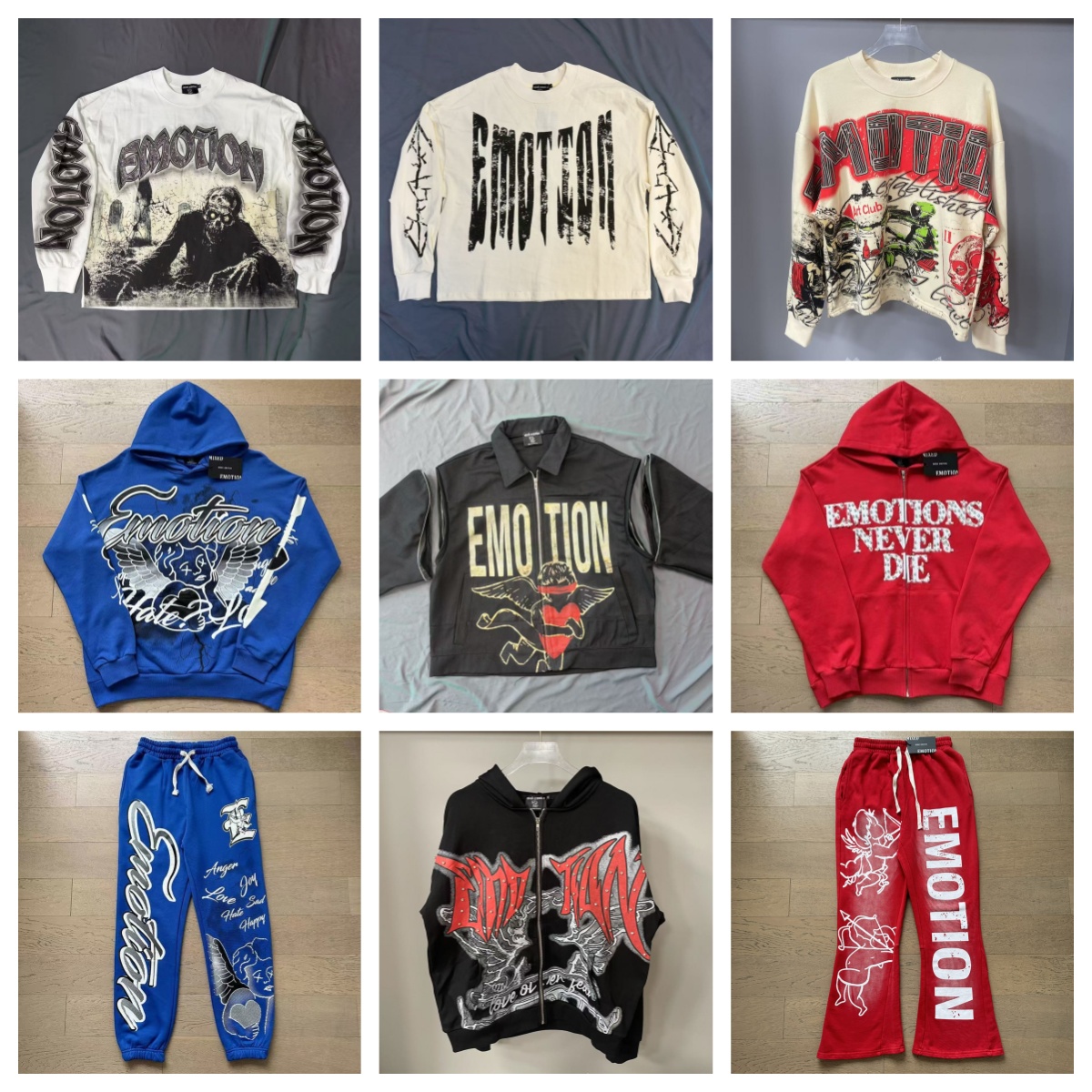 Mixed Emotion Hoodies Women shirts Men's hoodie Summer Breathe Shirts Men Women High Quality Casual Angel Print hoodie Tops