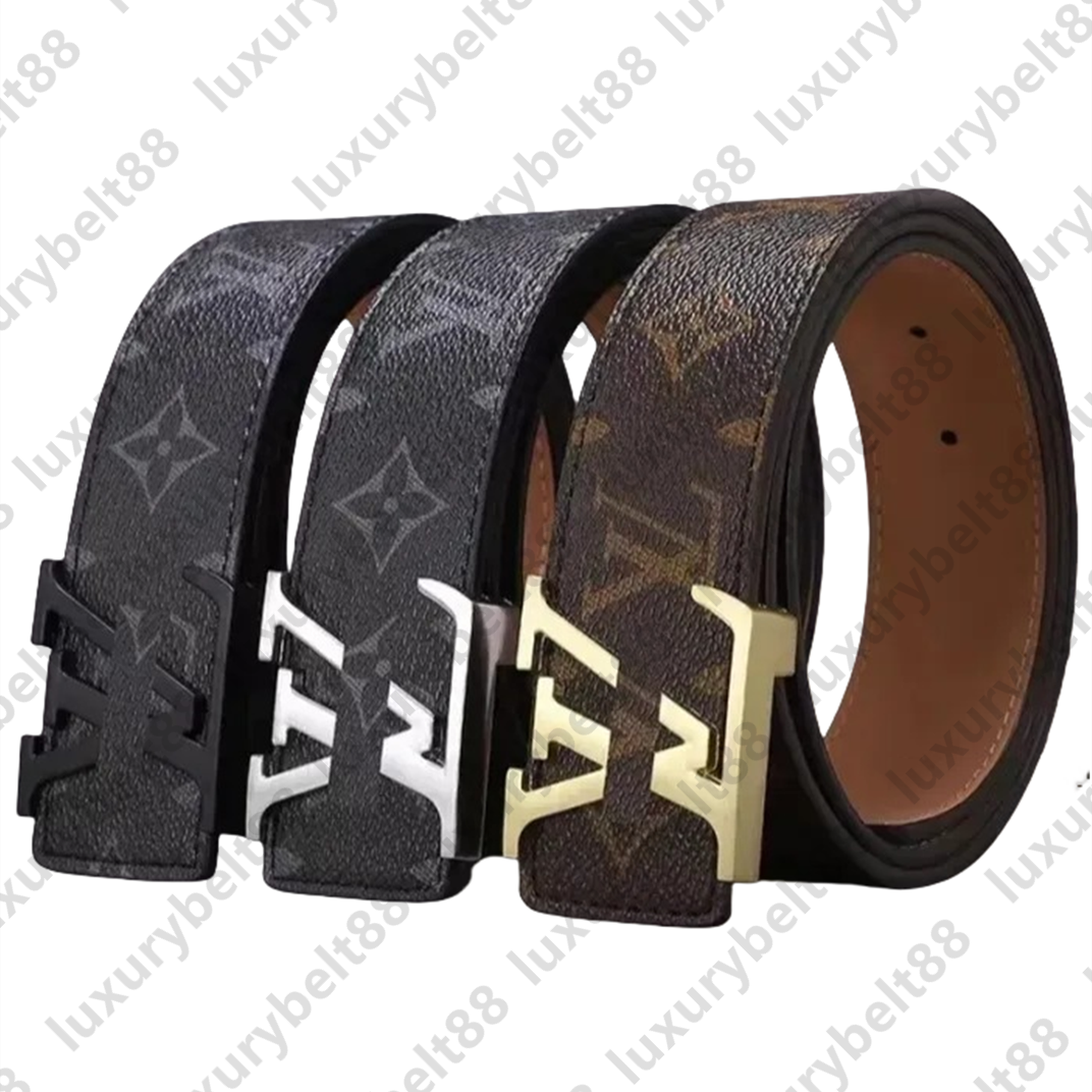Designer men belts for women mens length 100-125CM woman fashion luxury letter smooth buckle designer belt AAAAAA