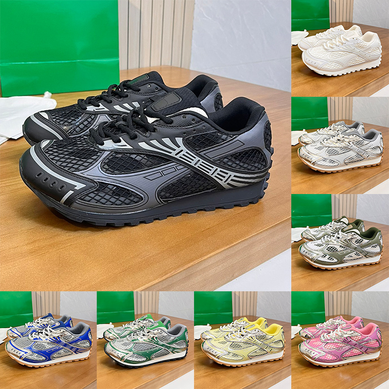 With Box Designer Casual Shoes For Men Women Mesh Leather Sneakers Outdoor Mens Trainers Size 35-44