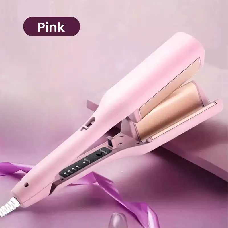 32mm French Hair Curler Wave Professional Roll Hair Curling Iron Corrugated Wavy Styler Fast Heating Volumizing Styling Tool C2512020