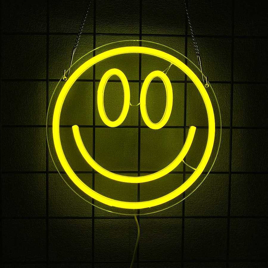 Smile Series Led Neon Signs Used For Wall Decor Engagement Party Bedroom Game Room Wall Lights Christmas And Birthday Gifts H251201