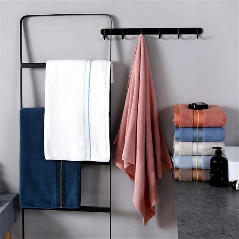 Pure Cotton Towel Absorbent Adult Towels Solid Color Soft And Absorbent Face Hand Shower Towel 34X74CM Y251202