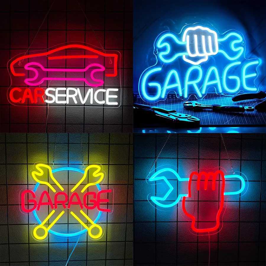 Garage Neon Sign For Wall DecorLed Neon Light For Man Cave Car Room Auto Repair Shop Car Enthusiast PartyCar Repair Shop H251201
