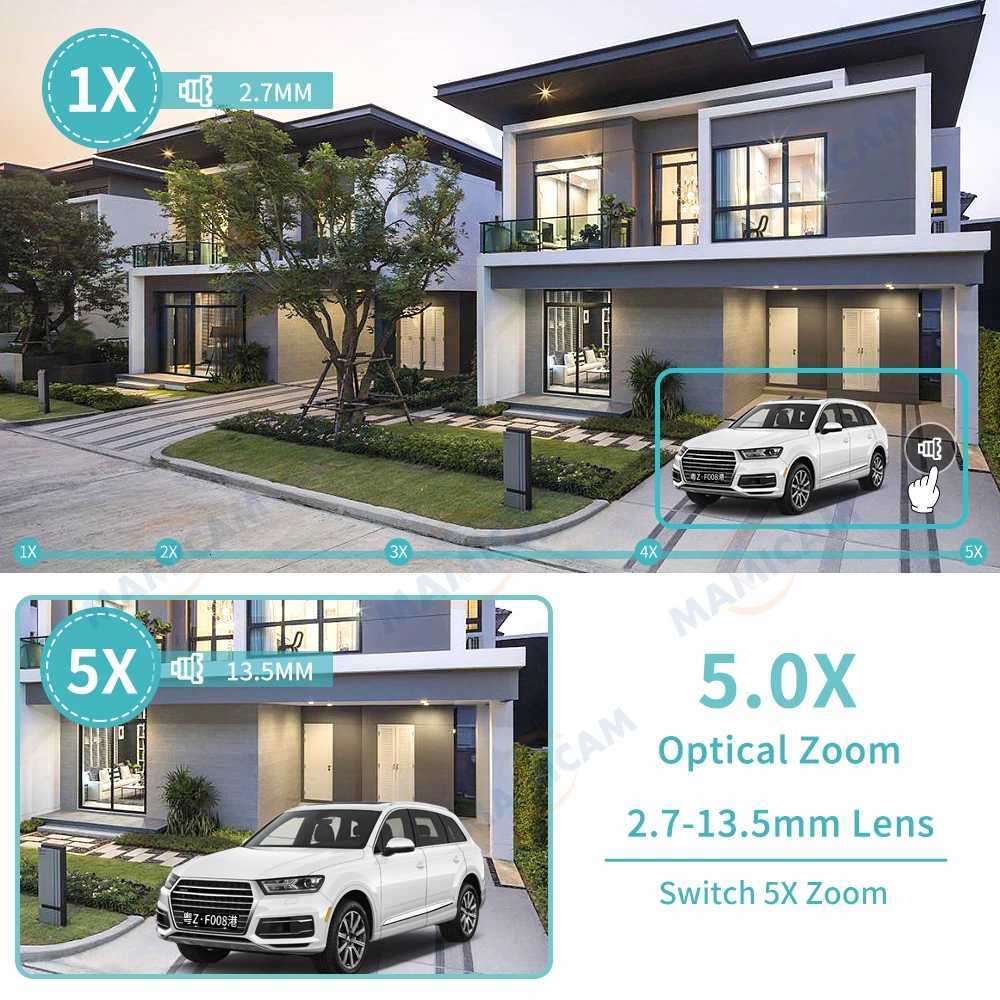 5MP HD 4G SIM Card Security IP Camera 1080P Outdoor WIFI PTZ CCTV Video Surveillance Camera Mini Speed De 5X Zo Camhipro APP C251202