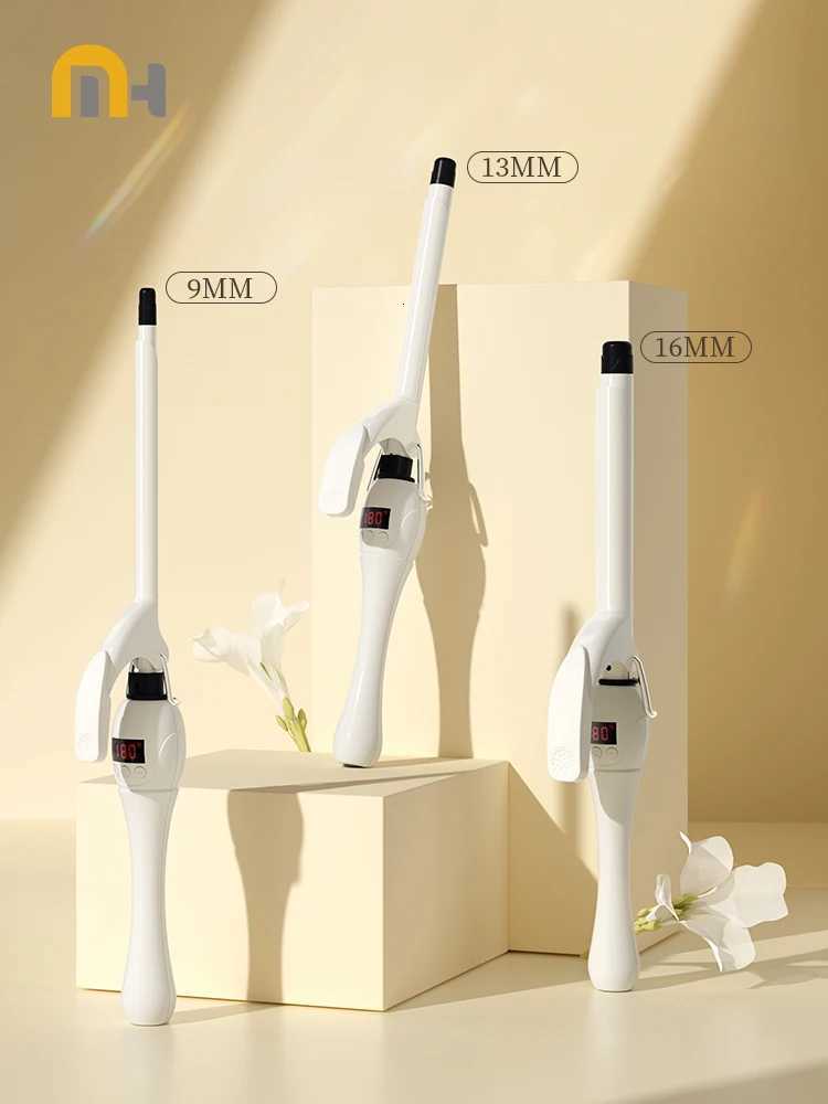 Mini Hair Curling Iron 9mm1m Professional Curler Wand for Tight Curls Wave Crimping Electric Styling Tool for Salon He C251202