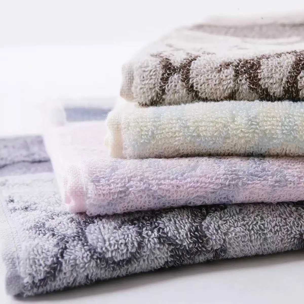 Cotton towel fancy thread forged face towel soft absorbent durable dirty face wipe hands adult household Y251202