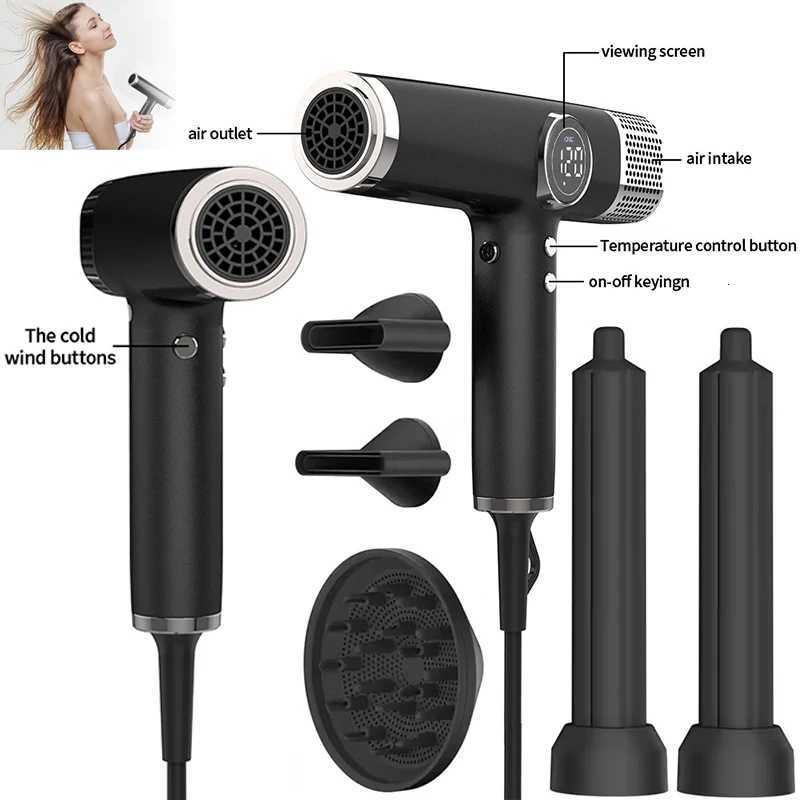 110000 RPM High-Speed Bless Motor Negative Ionic Blow Dryer 1800W High Power Fast Drying Low Noise Thermo-Control Hair Dryer C251202