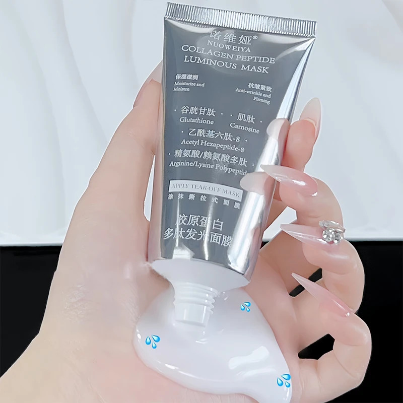 Collagen Wrapping Peel Off Mask Makeup Facial Anti-wrinkle Moisturizing Brighten Smooth Face Firming Skin Rejuvenation Care Mask 251128