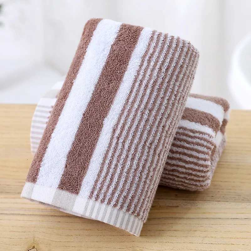 Japanese Style Gradient Striped Bathroom Towel - Strong Water Absorption Hand Face Towel Unprinted Quty Towels Y251202