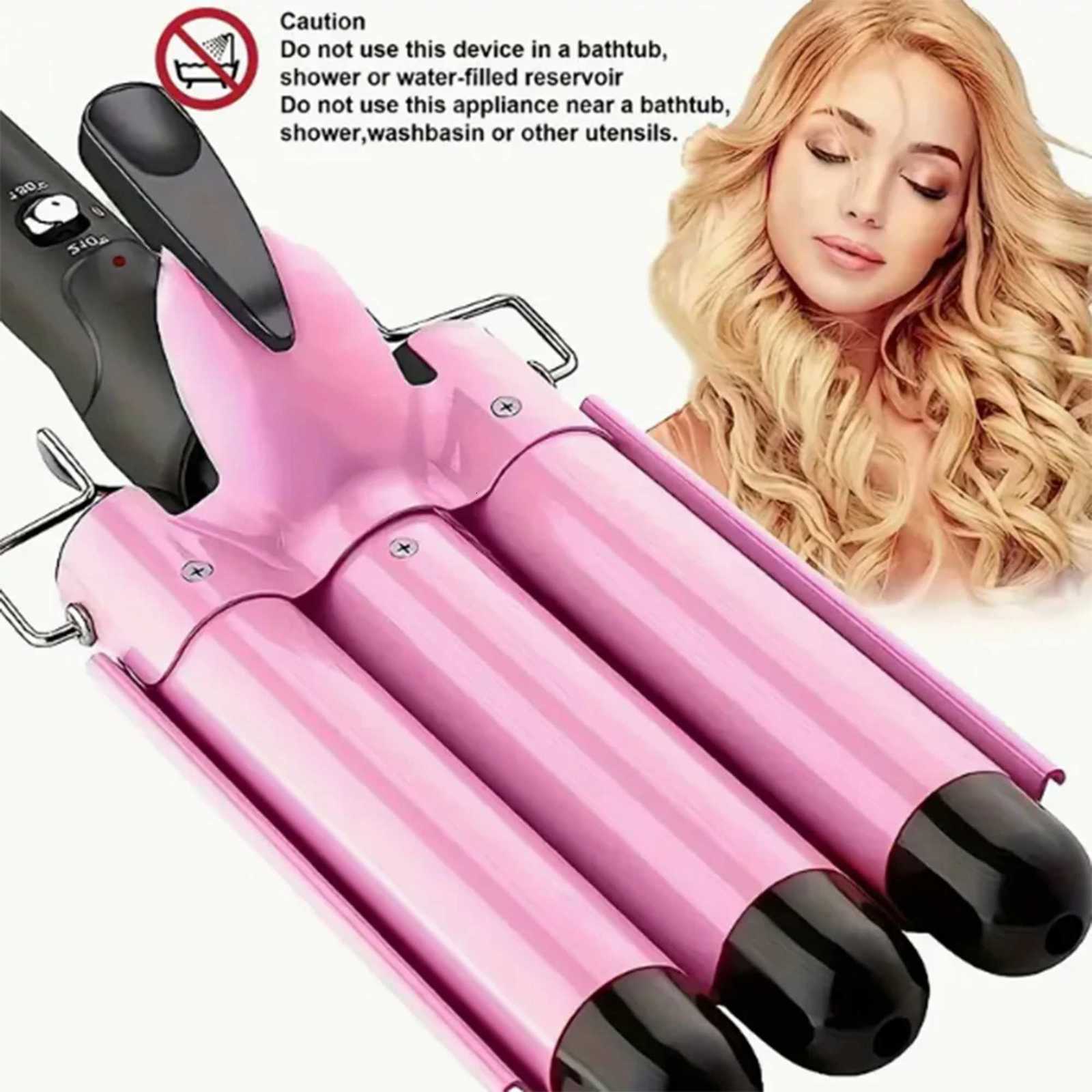 roll stick instant noodle curling iron Three-tube design and wavy small/large curling iron C251202