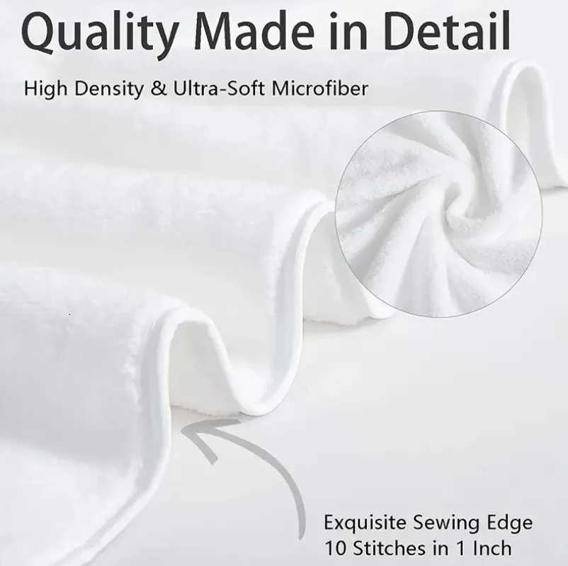 2PCS Set Bathroom White Cotton Towel Set Letter Embroidered 1PCS Hand Towel 3374cm 1PCS Bath Towel Gift For Men And Women Y251202